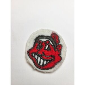 Vintage 1950s/60s MLB Felt Patch Baseball Team 2"x2" Cleveland Indians Wahoo